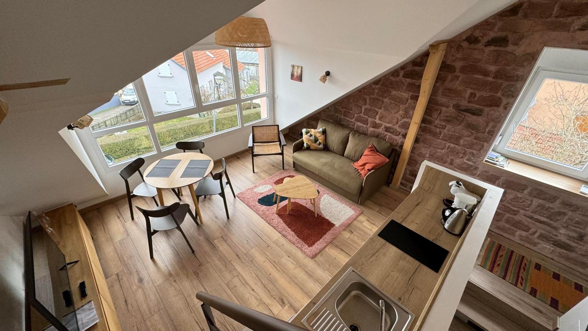 Apartamento Le Pommier - Appt Avec Jardin Partage Puberg Exterior foto